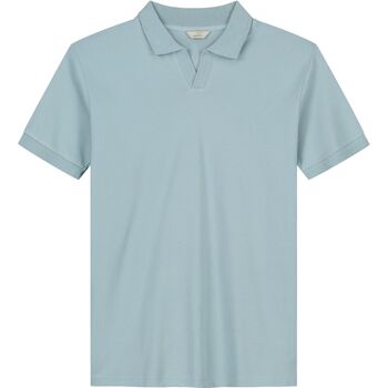 Textiel Heren T-shirts & Polo’s Dstrezzed Polo Bowie Lichtblauw Blauw