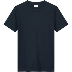 Textiel Heren T-shirts & Polo’s Dstrezzed Knitted T-shirt Donkerblauw Blauw