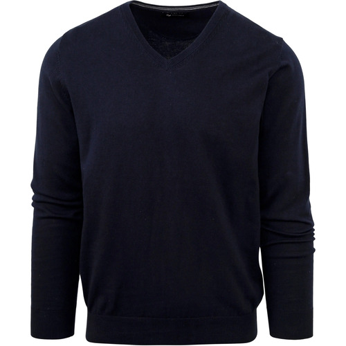 Textiel Heren Sweaters / Sweatshirts Suitable Pullover Vini V-Hals Navy Blauw