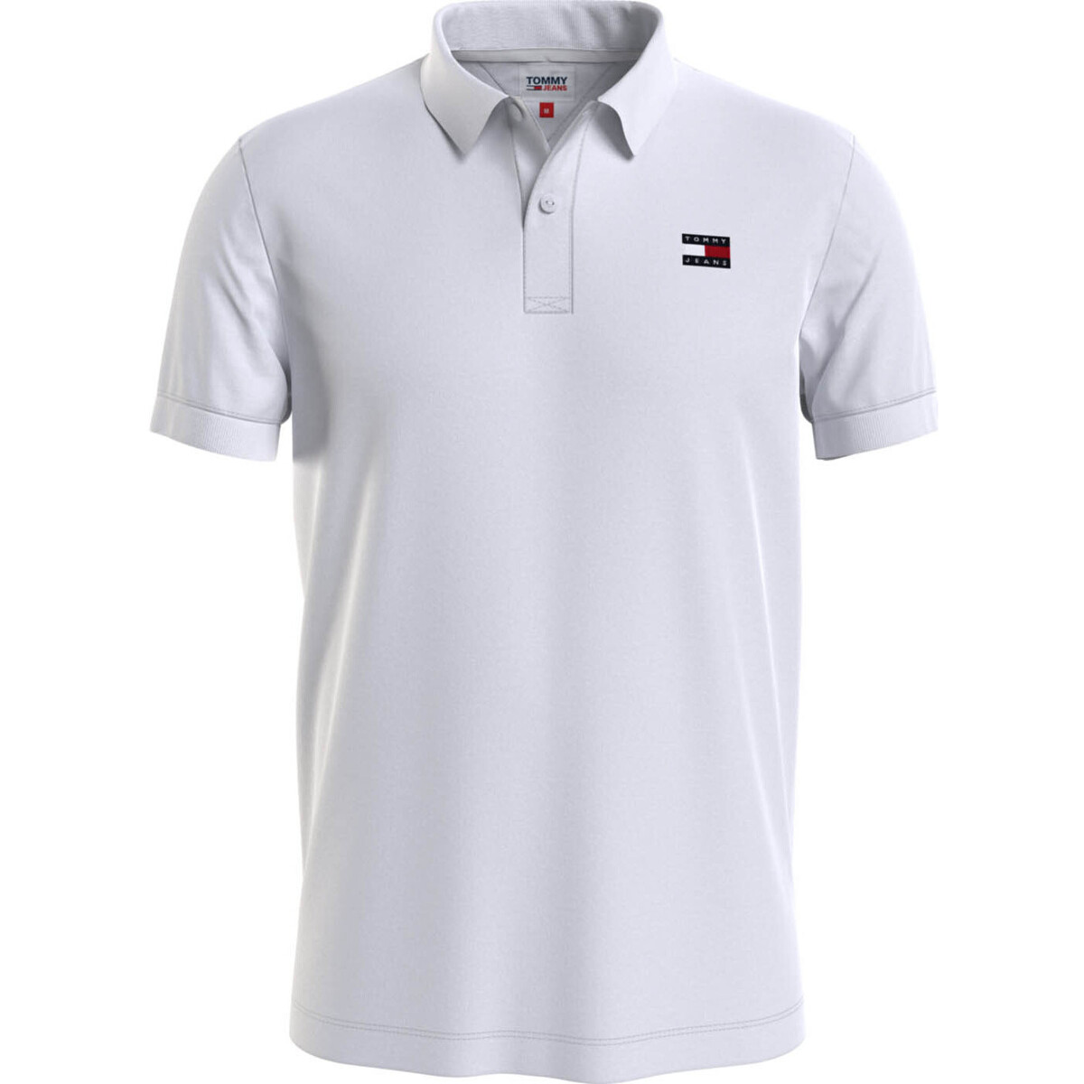 Textiel Heren Polo's korte mouwen Tommy Jeans Classic Badge Polo Wit