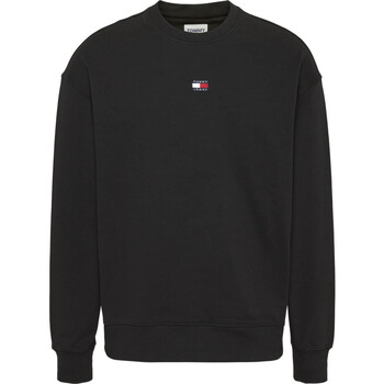 Textiel Heren Sweaters / Sweatshirts Tommy Jeans Relax Badge Crew Sweater Zwart