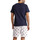 Textiel Heren Pyjama's / nachthemden Admas Pyjamashort t-shirt Sailor Blauw