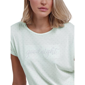 Admas Pyjamashort t-shirt Good Night Groen