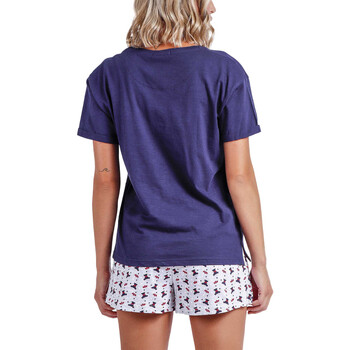Admas Pyjamashort t-shirt Cute Teddy Blauw