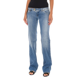 Textiel Dames Jeans Met 10DBF0599-D505 Blauw