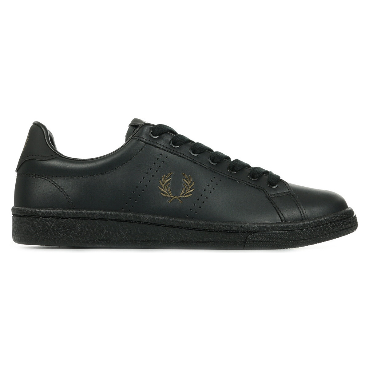 Schoenen Heren Sneakers Fred Perry B721 Leather Zwart