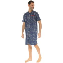 Textiel Heren Pyjama's / nachthemden Christian Cane WHALE Blauw