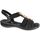 Schoenen Dames Sandalen / Open schoenen Rieker 60869 Zwart