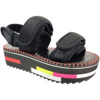 Schoenen Dames Sandalen / Open schoenen Desigual Rainbow color Zwart
