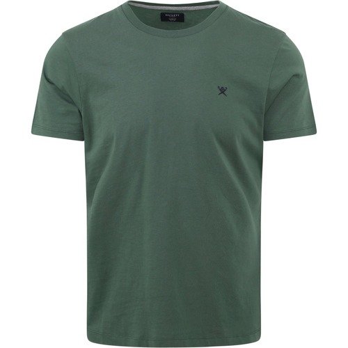Textiel Heren T-shirts & Polo’s Hackett T-Shirt Donkergroen Groen