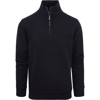 Textiel Heren Sweaters / Sweatshirts Gant Halfzip Trui Navy Blauw