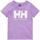 Textiel Meisjes T-shirts korte mouwen Helly Hansen  Violet