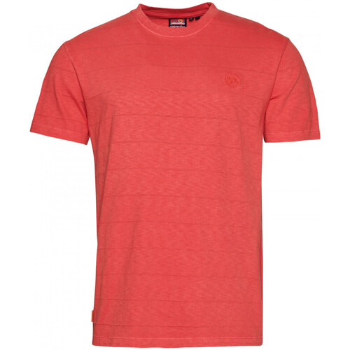 Textiel Heren T-shirts & Polo’s Superdry Vintage texture Roze