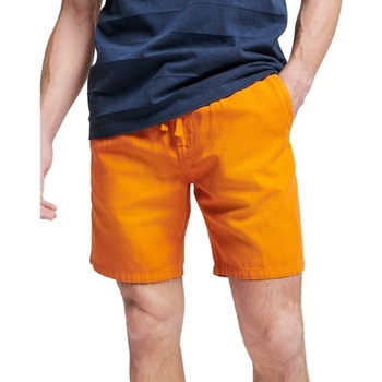 Textiel Heren Korte broeken / Bermuda's Superdry Short  Vintage Overdyed Oranje