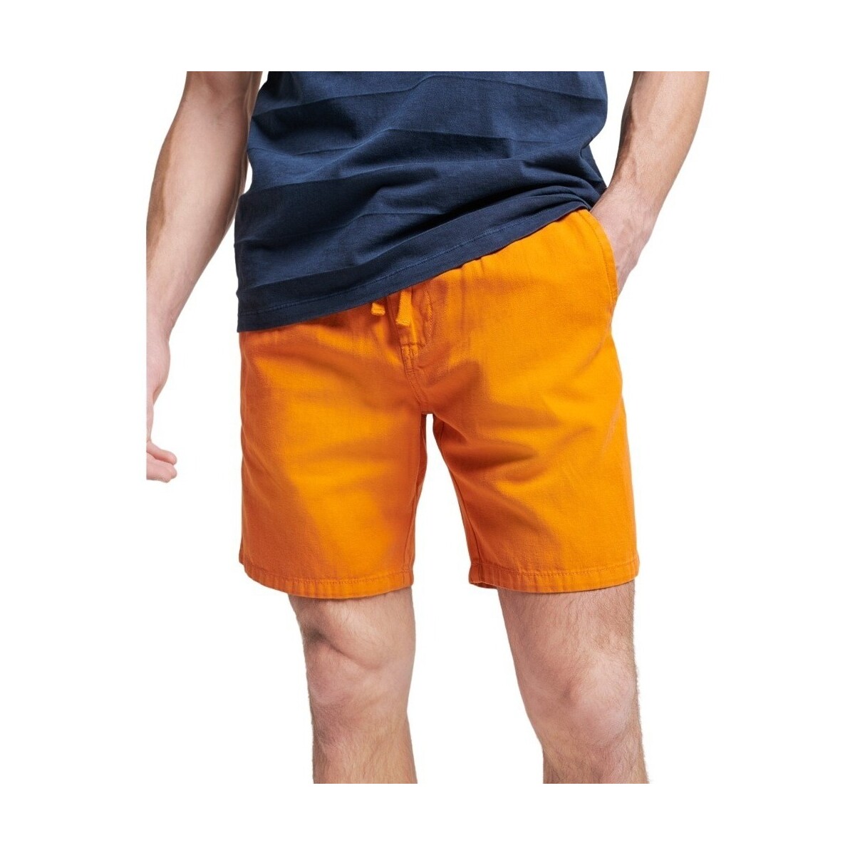Textiel Heren Korte broeken / Bermuda's Superdry Short  Vintage Overdyed Oranje