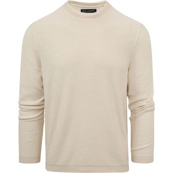 Textiel Heren Sweaters / Sweatshirts Marc O'Polo Trui O-Hals Ecru Beige