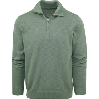 Textiel Heren Sweaters / Sweatshirts Gant Halfzip Trui Groen Groen