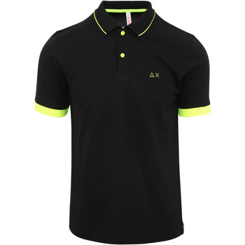 Textiel Heren T-shirts & Polo’s Sun68 Poloshirt Small Stripe Zwart Zwart
