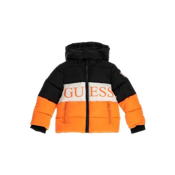Textiel Kinderen Dons gevoerde jassen Guess N3BL02 Oranje / Marine