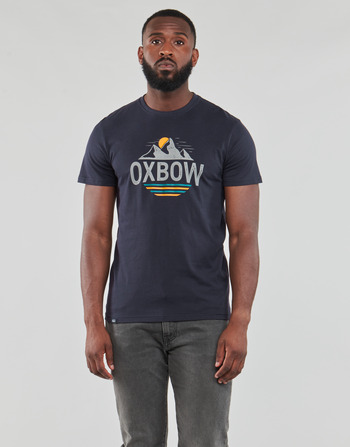 Textiel Heren T-shirts korte mouwen Oxbow TORVID Marine