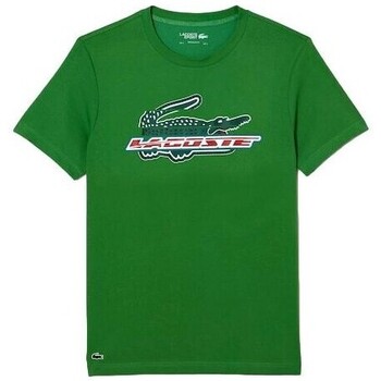 Textiel Heren T-shirts korte mouwen Lacoste CAMISETA HOMBRE   SPORT TH5156 Groen