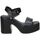 Schoenen Dames Sandalen / Open schoenen Isteria 23020 Zwart
