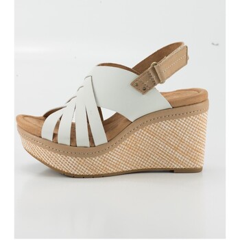 Schoenen Dames Sandalen / Open schoenen Clarks Sandalias  en color blanco para señora Wit