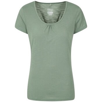 Textiel Dames T-shirts met lange mouwen Mountain Warehouse  Groen