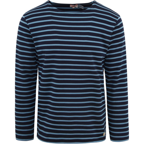 Textiel Heren Sweaters / Sweatshirts Armor Lux Houat Trui Navy Strepen Blauw