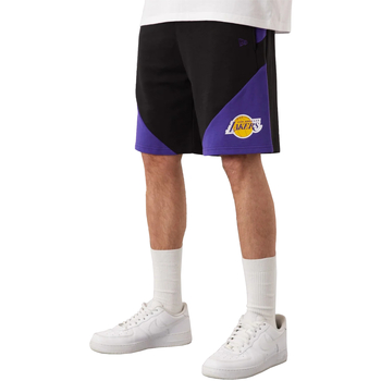 Textiel Heren Korte broeken New-Era NBA Team Los Angeles Lakers Short Zwart