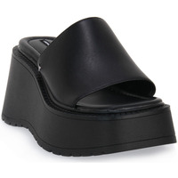 Schoenen Dames Leren slippers Windsor Smith CANDY BLACK LEATHER Zwart