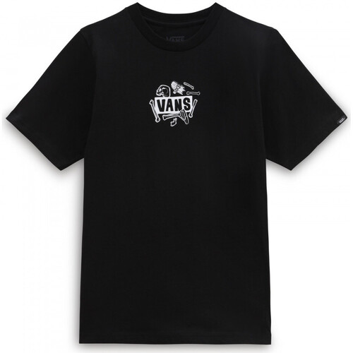 Textiel Jongens T-shirts & Polo’s Vans Bone yard ss Zwart