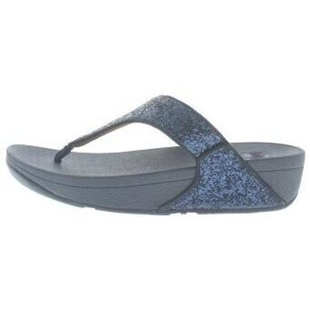Schoenen Dames slippers FitFlop Lulu Glitter Toe -Tongs Blauw