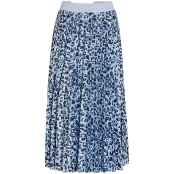 Textiel Dames Jurken Vila Noos Skirt Nitban - Kentucky Blue Blauw