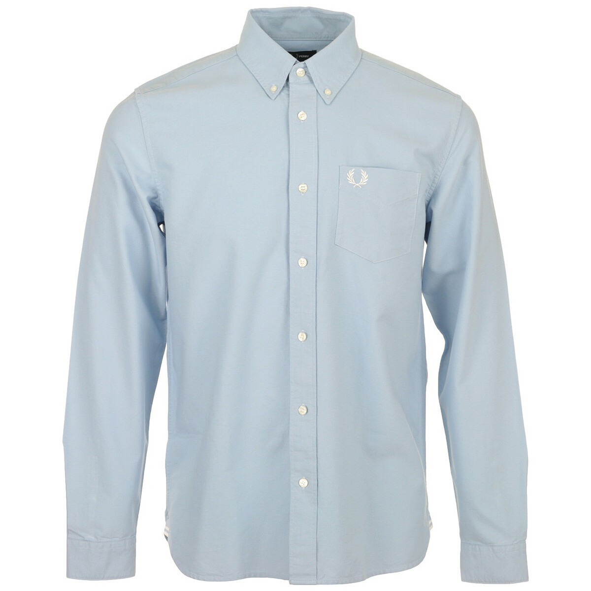 Textiel Heren Overhemden lange mouwen Fred Perry Oxford Shirt Blauw