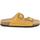 Schoenen Dames Leren slippers Grunland GRU-CCC-CB3030-OC Geel