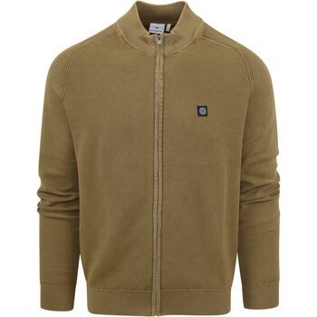 Textiel Heren Sweaters / Sweatshirts Blue Industry Vest Khaki Kaki