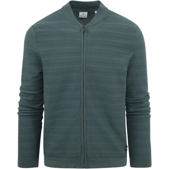 Textiel Heren Sweaters / Sweatshirts Blue Industry Vest Structuur Groen Groen