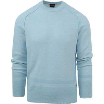 Textiel Heren Sweaters / Sweatshirts BOSS Pullover Apok Lichtblauw Blauw