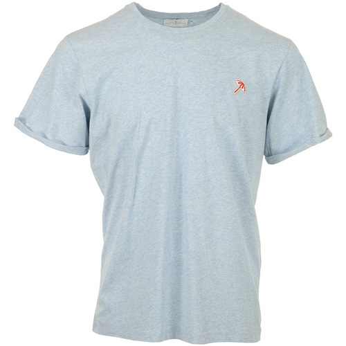 Textiel Heren T-shirts korte mouwen Cuisse De Grenouille Caillou 03 Tee Blauw