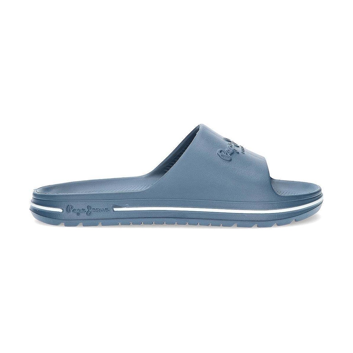 Schoenen Heren Sandalen / Open schoenen Pepe jeans TEENSCHOENEN  BEACH SLIDE PMS70121 Blauw