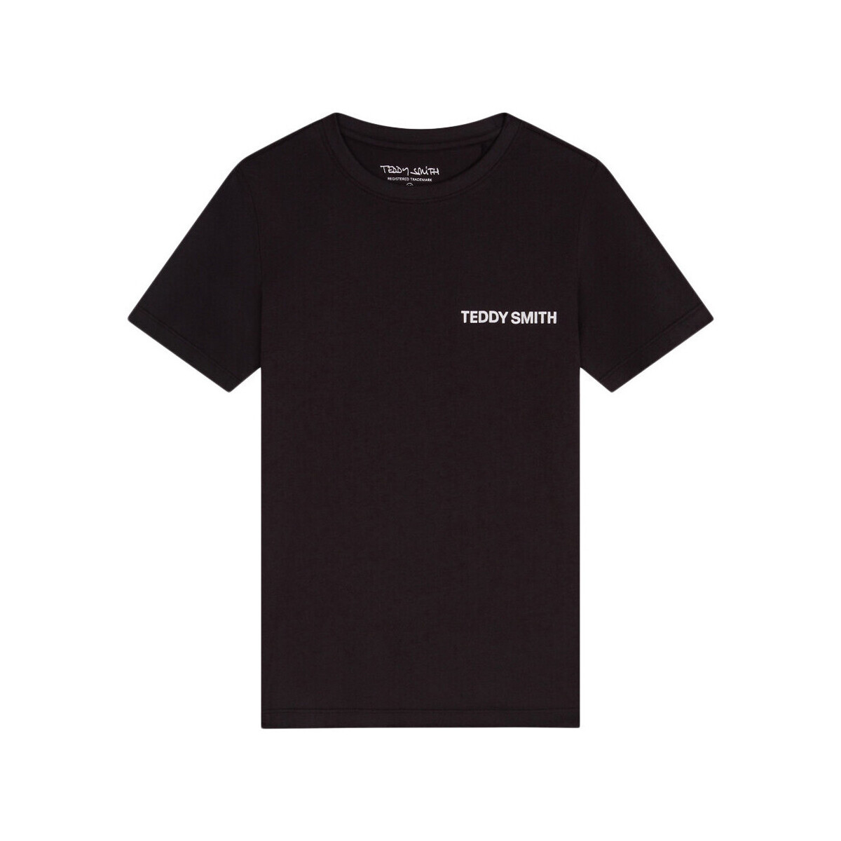 Textiel Jongens T-shirts & Polo’s Teddy Smith  Zwart