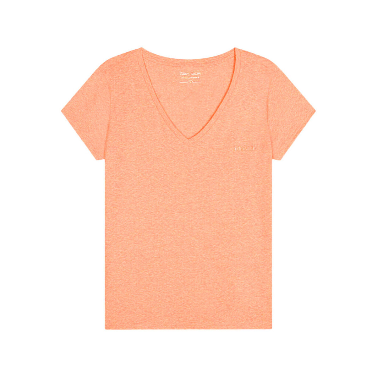 Textiel Dames T-shirts & Polo’s Teddy Smith  Oranje