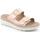 Schoenen Dames Leren slippers Grunland DSG-CE0856 Roze