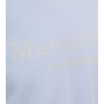 Marc O'Polo T-Shirt Logo Lichtblauw Blauw