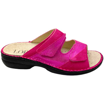 Schoenen Dames Leren slippers Calzaturificio Loren LOM2981fu Blauw