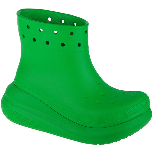 Schoenen Dames Regenlaarzen Crocs Classic Crush Rain Boot Groen
