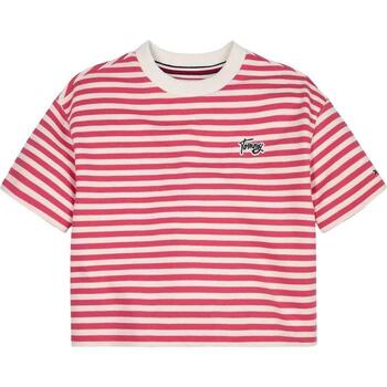 Textiel Meisjes T-shirts & Polo’s Tommy Hilfiger  Rood