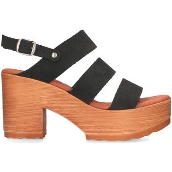 Schoenen Dames Sandalen / Open schoenen Purapiel 80662 Zwart