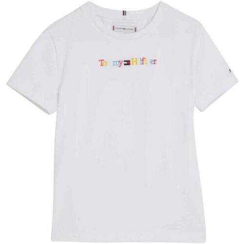Textiel Meisjes T-shirts & Polo’s Tommy Hilfiger  Wit